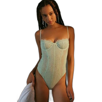 (Direct mail from the United States) out from under womens pajama tops lace tops bra