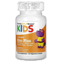 Hong Kong Direct Mail California Gold Nutrition Child tonic zinc ingots natural orange taste 