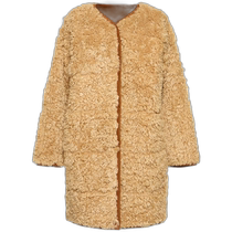 Hong Kong direct mail trendy luxury Stand Studio womens Paola artificial shearling coat