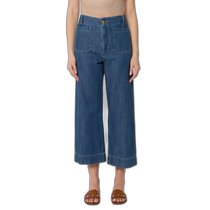 velvet heartAlyx Indigo Wide Leg Jeans - Indigo (American Outlet) Straight Hair