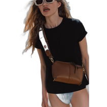 US direct mail ZARA Japanese basic crossbody bag 6419 210 dark golden brown