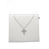 Korean direct mail GoldenDew] Madonna cross 18K diamond pendant (219700215) - chain