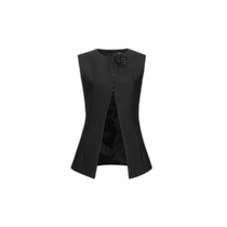 Korean direct mail YCH open size tailor-made vest black