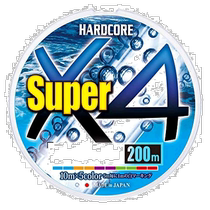 (Direct mail from Japan) DUEL PE fishing line HARDCORE grade X4 high strength and high sensitivity 0 No. 8 200m5