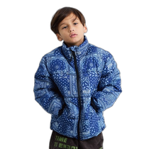 Japan direct mail BIG FIELD childrens all-over pattern stand collar warm jacket 0000642006