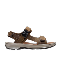 Clarks Mens Saltway Trail Sandals (Light Brown) - Light Brown (American Outlet