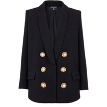 Hong Kong direct mail fashionable luxury Balmain Balmain womens green fruit collar crepe jacket 361588453106