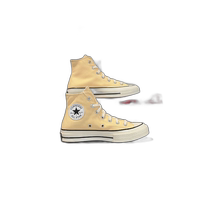 Korean direct mail CONVERSE high collar canvas casual shoes for men and women A02757C