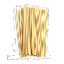 Norpro 9-Inch Bamboo Sticks 100-Piece Set - Beige (American Outlet) Straight Hair