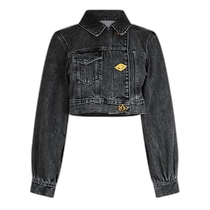 Hong Kong direct mail trendy luxury GANNI Ganni womens truck denim jacket comfortable and fashionable