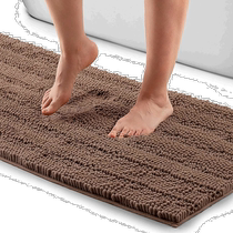 zulay kitchen soft and fluffy bathroom rug 17x47 - sandstone (USA outlet)