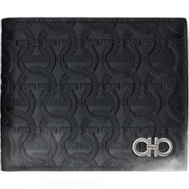 Hong Kong Direct Mail Fashion Luxury Salvatore Ferragamo Mens Black Gancini