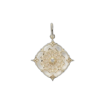 Japanese direct mail (agete Akado) K10 diamond pendant