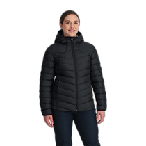 spyder womens peak - black - black (American outlet) straight hair