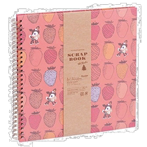 Japan direct mail nakabayashi commemorative album Nordic red large capacity family album ornaments insert type