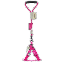 Touchdog Faded-Barker 2-in-1 Stylish Dog Leash and Harness - Pink (
