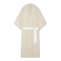 Hong Kong direct mail trendy luxury DEIJI STUDIOS womens nightgown LGLN02ROBEOAT linen