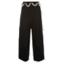 Korean direct mail Y 320SS straight pants for women YN P48 5301 BLACK