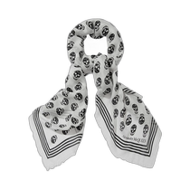 Hong Kong Direct Mail Alexander McQueen Womens Motorcycle Skull Scarf 5