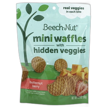 Hong Kong Direct Mail Beech-Nut Mini Waffles with Hidden Vegetables 12 Months and Over Walnut 3