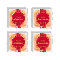 sugarfinaPeach Blossoms - Small (LNY 2023) Set of 4 - Red (US