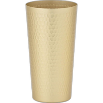(Direct mail from Japan) WAHEI FREIZ Heping Yansan lightweight aluminum cup for cold drinks with rose gold hammer pattern 500