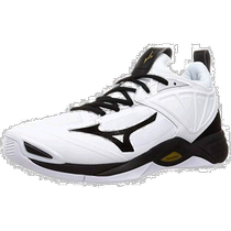 Self-operated｜Mizuno Mizuno mens volleyball shoes black and white stitching fashionable and comfortable V1GA2112