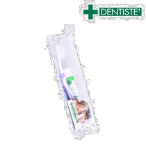 Korean direct mail DENTISTE toothpaste and toothbrush travel set