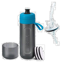 (Direct mail from Japan) Brita portable water purification kettle 600ml with 3 filters blue
