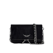 Hong Kong direct mail trendy luxury Zadig Voltaire womens Rock Nano leather clutch