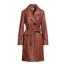 Hong Kong direct mail fashion luxury Biancoghiaccio womens double-breasted coat