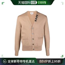 ຮ່ອງກົງ mail ໂດຍກົງຂອງຜູ້ຊາຍ Thom Browne cardigan ຂົນສັດ V-neck ສີນ້ໍາຕານ MKC352AY1002275 ປະຈໍາວັນ