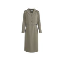 Korean direct mail RIRINCO] CARSUTS short long jacket suspender long dress two-piece set packaging