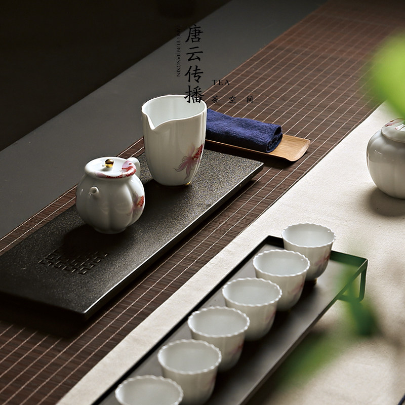 Tang Yun Japanese dry bubble table ceramic tea plate Kunfu tea ceramic tea ceramic ceramic ceramic ceramic ceramic ceramic tea ceramic ceramic ceramic ceremony accessories crude ceramic tea ceramic cup - line tea set