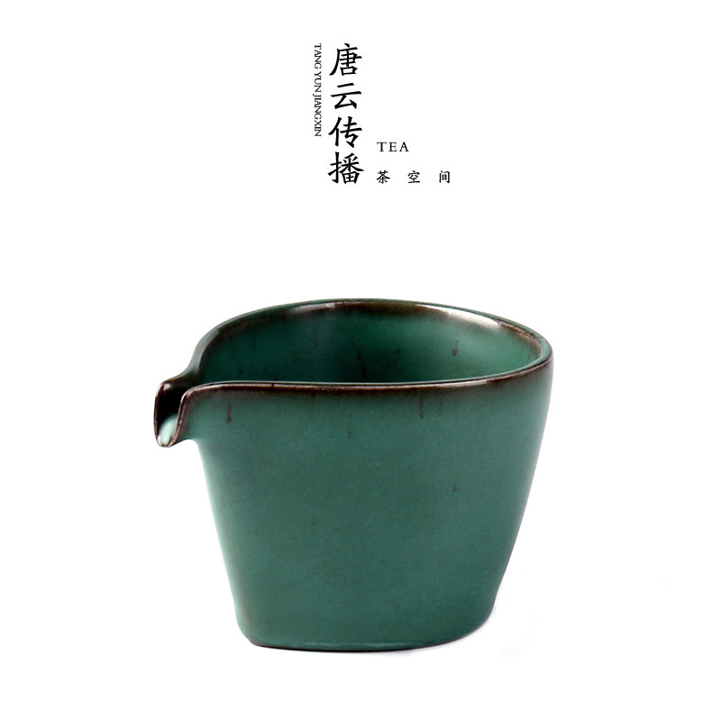 Tang Yun ceramic Japanese fair cup Kung Fu tea with zero matching tea Sea tea vessel Coarse pottery kiln becomes creative Gong cup