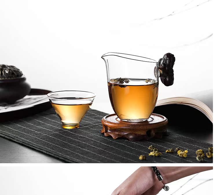 Royal pure manual thickening heat - resistant glass fair keller restoring ancient ways from the sea and a cup of tea is tea accessories the mythical wild animal