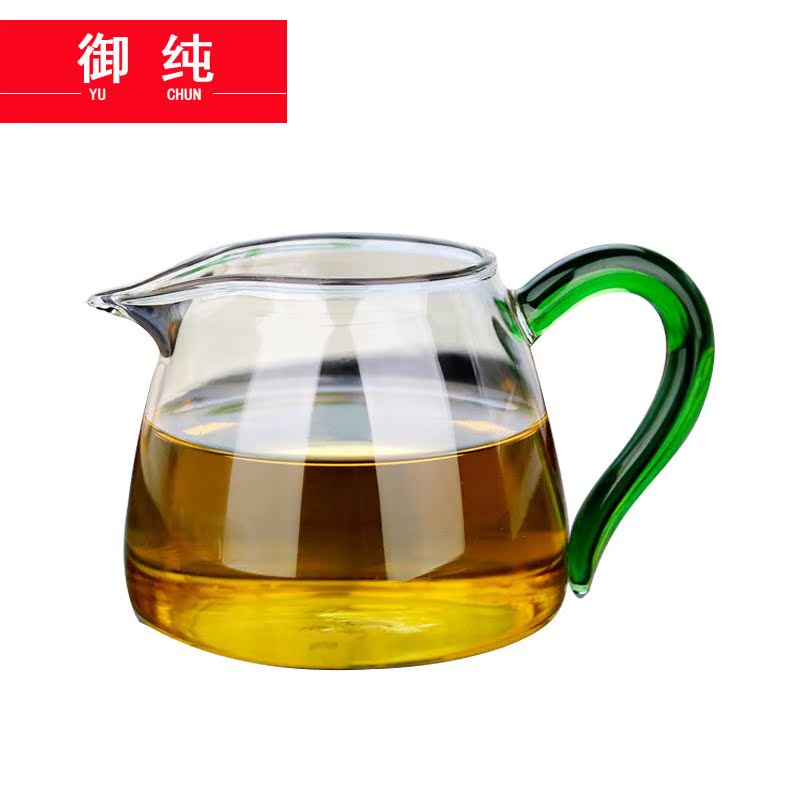 Royal pure manual reasonable refractory glass cup tea silicon glass tea set tea sea