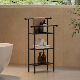 Simple Household Multifunctional Storage Rack Bathroom Towel Rack Multi-Layer Towel Rack Bath Supplies Storage Rack