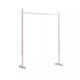Simple Multi-Functional Clothes Drying Rack for Bay Windows, Floor-Standing, Manual Adjustable Clothes Rod, Outdoor Balcony Simple Clothes Drying Rack