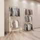 Stainless Steel Floor-Standing Multi-Layer Adjustable Clothes Drying Rack for Bedroom, Indoor and Outdoor Use, Simple Coat Rack
