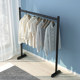 Thickened Indoor Clothes Rack, Simple Clothes Rod, Extremely Narrow Clothes Rack, Does Not Take up Space, Small Floor-Standing Bedroom Clothes Drying Rack