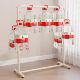 Household Floor-Standing Bedroom Clothes Rack, Indoor Simple Rack, Cream-Style Clothes Hanger, Balcony Single-Rod Drying Rack