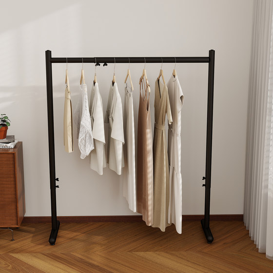 Floor-Standing Household Coat Rack That Does Not Take up Space, Stable and Non-Shaking, Adjustable and Telescopic for Indoor Living Room Use