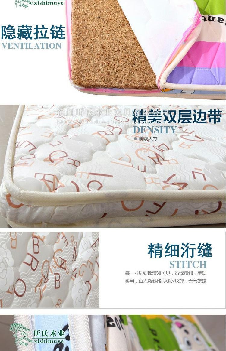 Nệm xơ dừa tự nhiên pad nâu cứng gấp nâu nệm sinh viên nệm ký túc xá nệm đôi có thể được tùy chỉnh - Nệm nệm cao su non giá rẻ