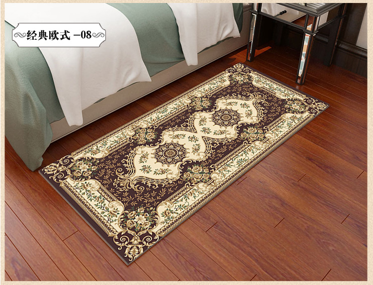 Châu Âu hiện đại tối giản phòng ngủ đầu giường thảm Phong cách Mỹ đầy đủ phòng tắm nhà bếp dải trượt chống trượt hộ gia đình thảm - Thảm thảm sàn