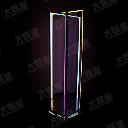 Square point stage bar point stage nightclub mobile six-dimensional circular wine point jumping stage white color light can be customized