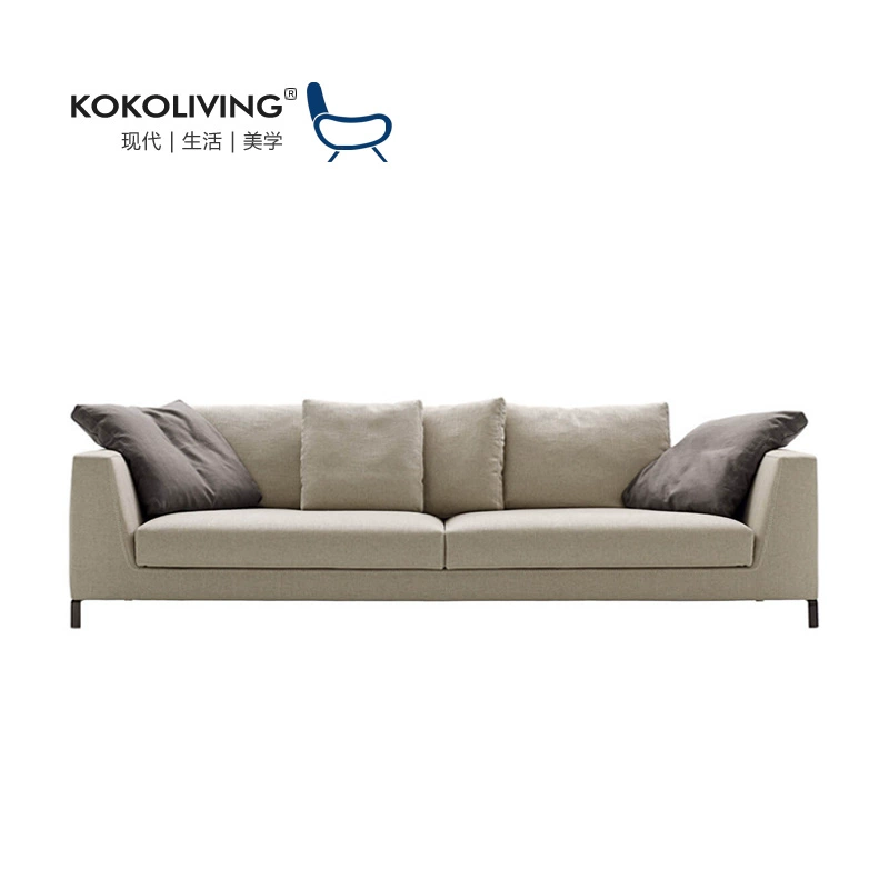 KOKOLIVING / Thiết kế cổ điển kiểu Ý tối giản hiện đại Dòng ghế sofa góc phòng khách ba người - Ghế sô pha