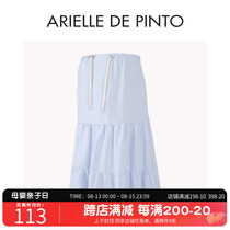 French ARIELLE DE PINTO maternity skirt new style 2024 summer casual versatile fluffy women