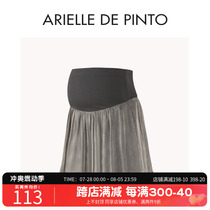 French ARIELLE DE PINTO maternity skirt summer new adjustable pleated fashionable chiffon for women