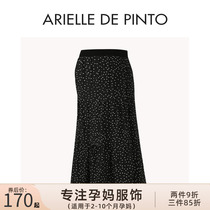French ARIELLE DE PINTO maternity wear new summer polka-dot high waist loose pleated belly skirt
